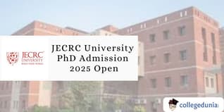 JECRC University PhD Admission 2025 Open; Apply by January 16